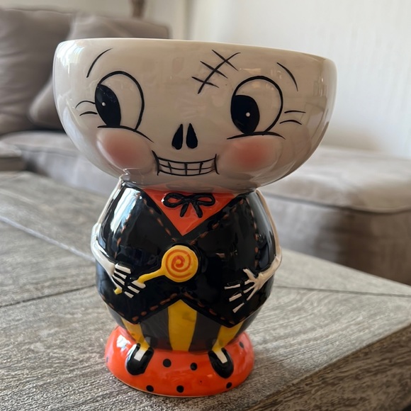 Johanna Parker Skeleton Candy Bowl - Picture 1 of 7